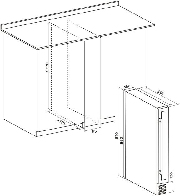 Встраиваемый винный шкаф Kuppersberg RBW 15 (preview 9)