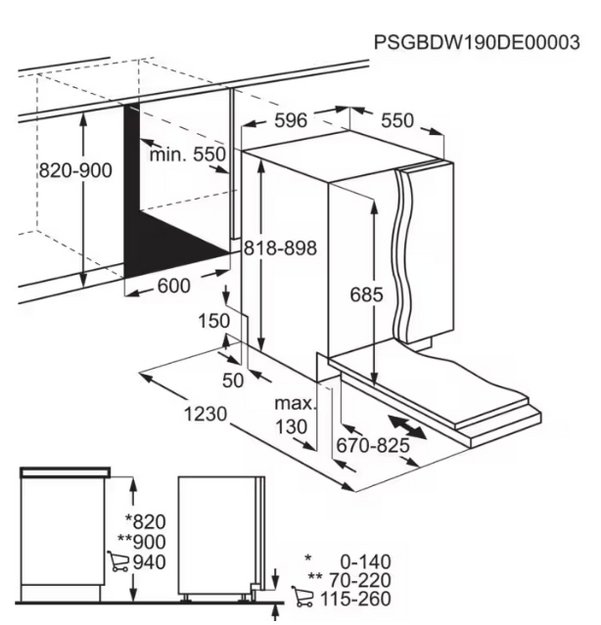 Встраиваемая посудомоечная машина AEG FHK74707P (preview 7)