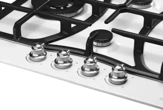 Газовая варочная панель Kuppersberg FS 610 W Silver (preview 2)