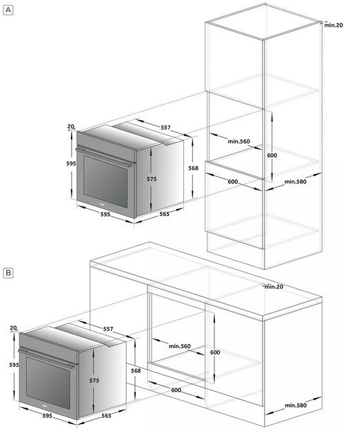 Духовой шкаф Haier HOQ-K2ANN3GB (фото 9) Духовой шкаф Haier HOQ-K2ANN3GB (preview 9)
