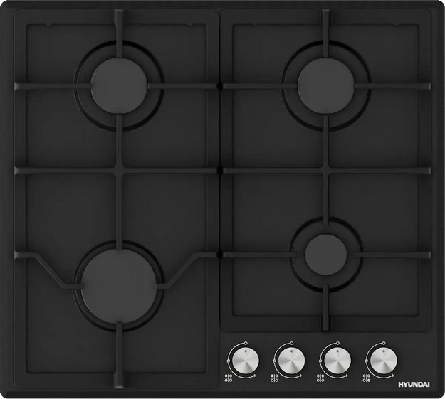 Газовая варочная панель Hyundai HHG 6432 BK (preview 1)