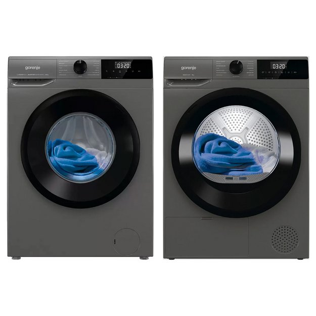 Gorenje (стиральная машина W2NHPI62SCSS + сушильная машина D2HNE82/C) (фото 1) Gorenje (стиральная машина W2NHPI62SCSS + сушильная машина D2HNE82/C) (preview 1)