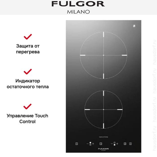 Комби-панель Fulgor Milano CH 302 ID BK (preview 3)