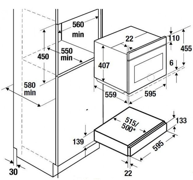 Встраиваемый подогреватель посуды Kuppersbusch CSW 6800.0 G8 Hot Chili (preview 2)