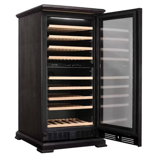Винный шкаф Meyvel MV99PRO-KBT2 (Тёмный шоколад) (фото 5) Винный шкаф Meyvel MV99PRO-KBT2 (Тёмный шоколад) (preview 5)