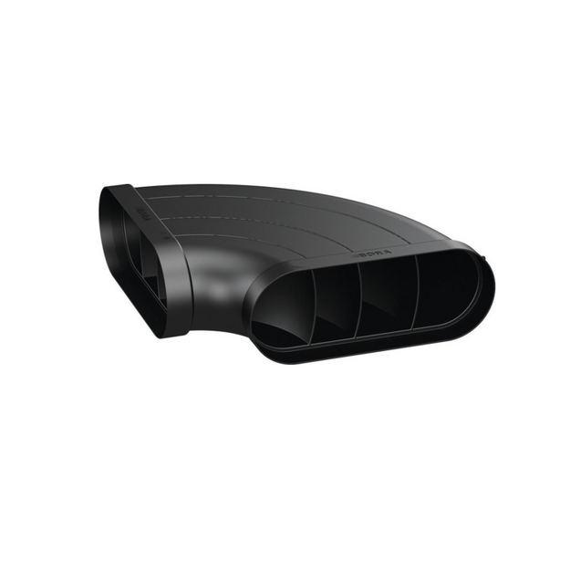 Угловой соединительный элемент Ecotube для плоского канала BORA EFBH90/1 (preview 1)