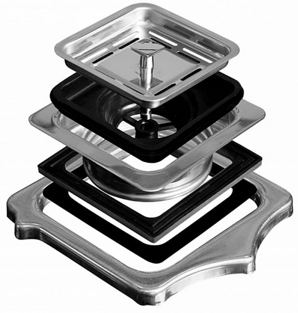 Адаптер для подключения ИПО Bone Crusher к квадратному сливу 22-0003H-00 (фото 1) Адаптер для подключения ИПО Bone Crusher к квадратному сливу 22-0003H-00 (preview 1)