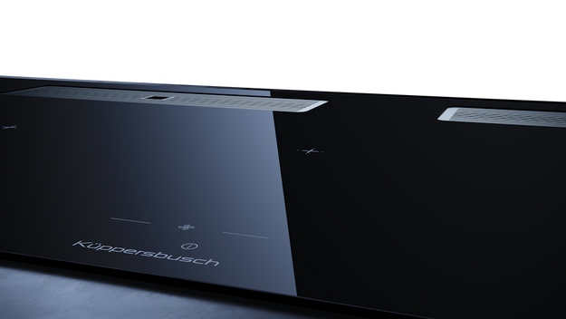 Индукционная варочная поверхность с вытяжкой Kuppersbusch KMI 12850.0 SR-E Silver Chrome (preview 5)