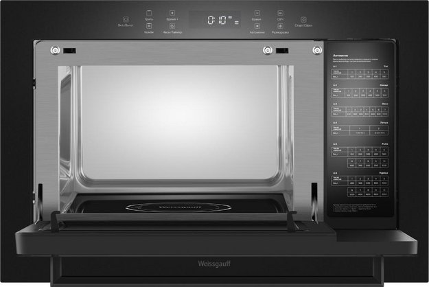 Встраиваемая микроволновая печь Weissgauff HMT-256 TSB Matt Edition (preview 3)