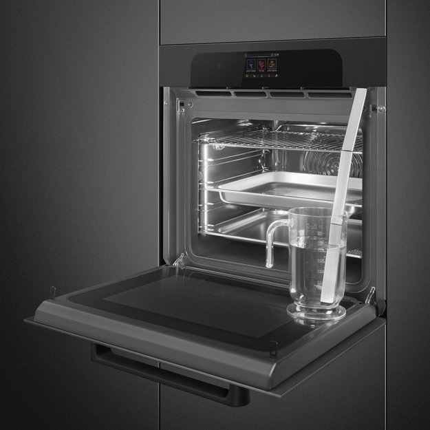 Духовой шкаф с функциями пара и СВЧ Smeg SO6204APB (preview 3)