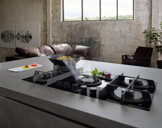 Варочная панель с вытяжкой Elica NIKOLATESLA FLAME EVO BL/A/88 (фото 2) Варочная панель с вытяжкой Elica NIKOLATESLA FLAME EVO BL/A/88 (preview 2)