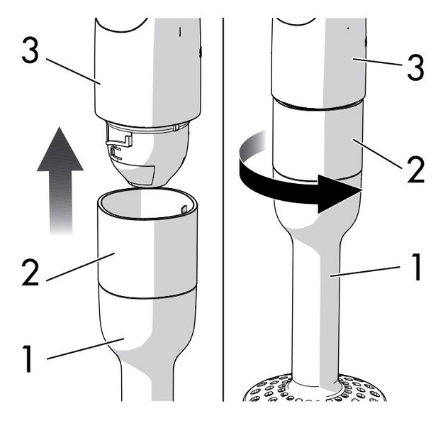 Набор аксессуаров для погружного блендера Smeg HBAC11CR (фото 3) Набор аксессуаров для погружного блендера Smeg HBAC11CR (preview 3)