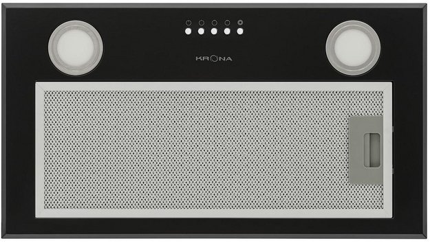 Встраиваемая вытяжка KRONA Asta 600 black PB (preview 1)