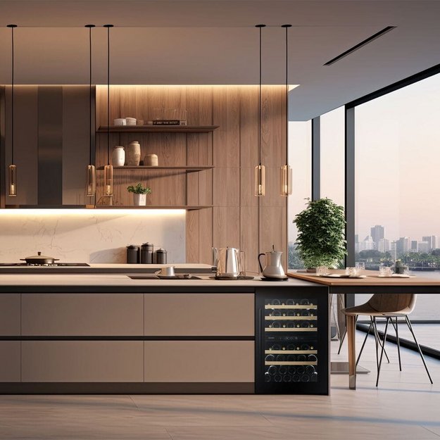 Встраиваемый винный шкаф Dunavox DVS-44.120DMB (фото 9) Встраиваемый винный шкаф Dunavox DVS-44.120DMB (preview 9)