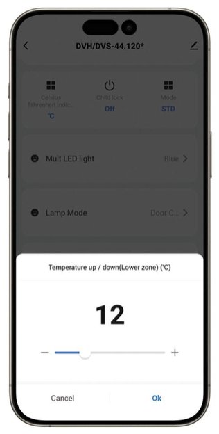 Встраиваемый винный шкаф Dunavox DVH-70.185DB.TO (preview 4)