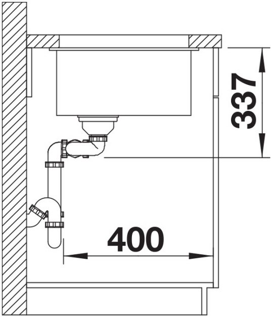 Мойка BLANCO SUBLINE 480/320-U Silgranit белый (фото 5) Мойка BLANCO SUBLINE 480/320-U Silgranit белый (preview 5)