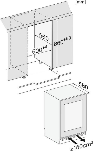 Встраиваемый винный шкаф Miele KWTUS 7196 E (preview 5)