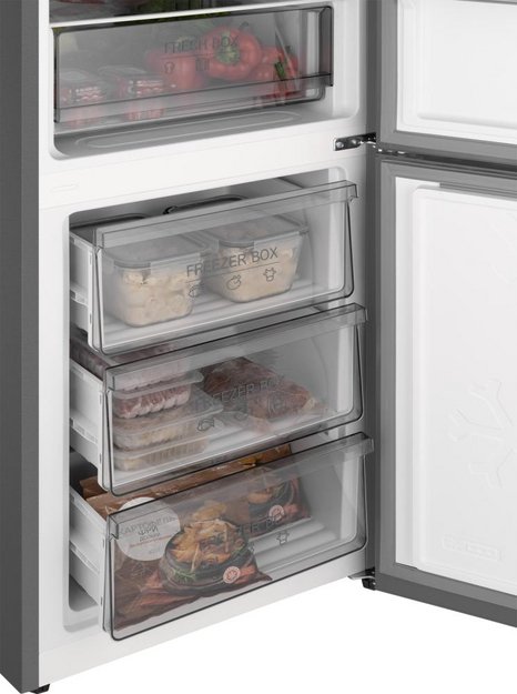 Отдельностоящий холодильник с инвертором Weissgauff WRK 185 Total NoFrost Inverter Inox (preview 11)