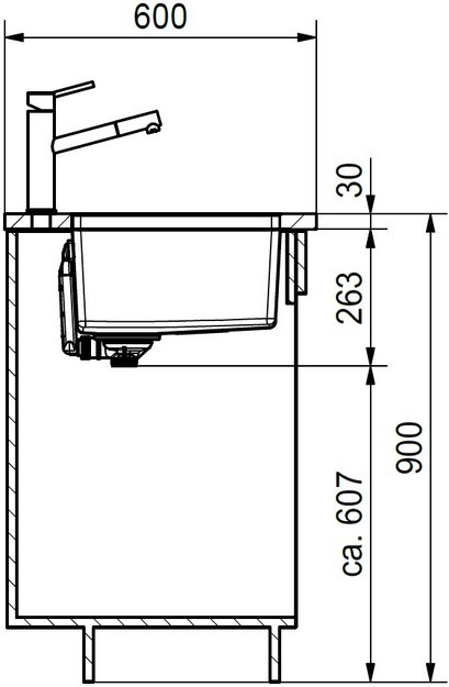 Мойка Franke FEX 110-60 сталь (preview 3)