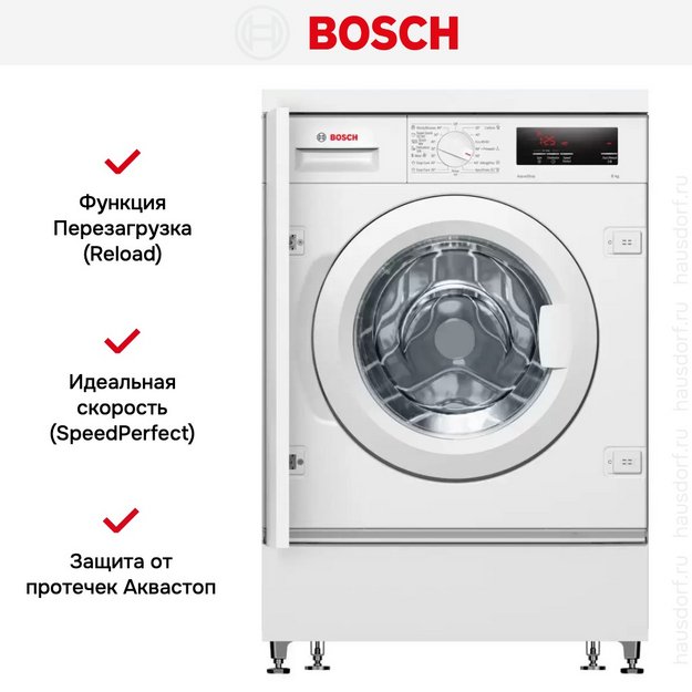 Встраиваемая стиральная машина Bosch WIW24342EU (preview 5)