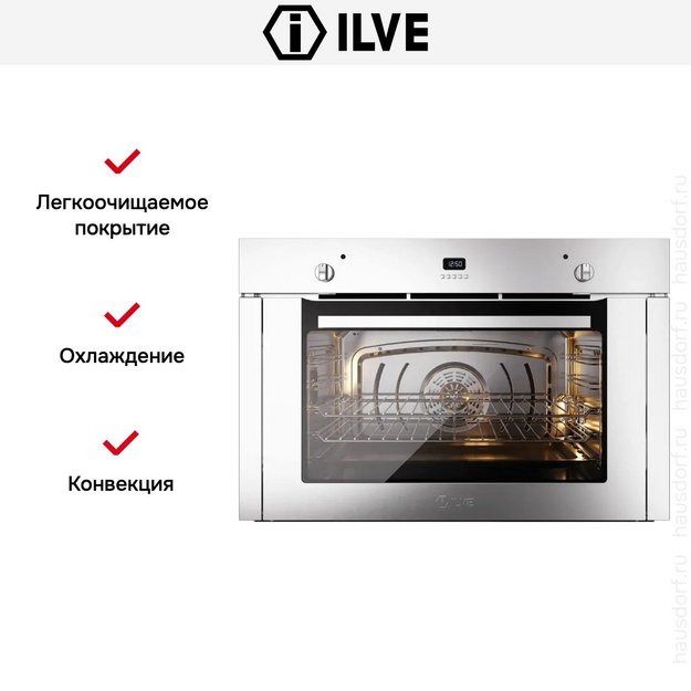 Духовой шкаф Ilve OV90SLKM3/SS (preview 4)