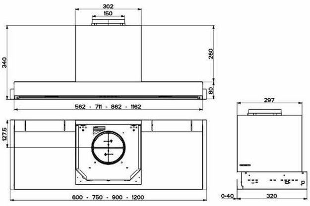 Вытяжка Faber IN-NOVA ZERO DRIP LITE A60 BK (фото 7) Вытяжка Faber IN-NOVA ZERO DRIP LITE A60 BK (preview 7)
