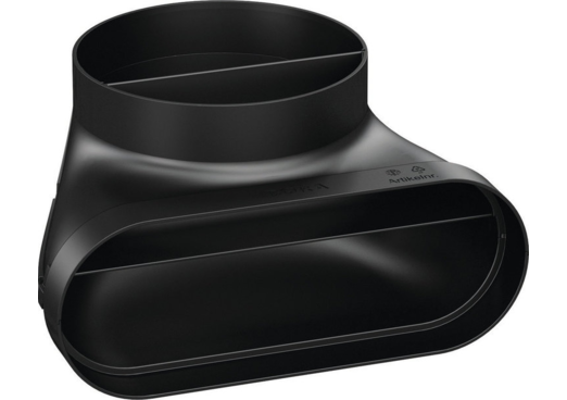 Угловой соединительный элемент для плоского и круглого каналов, угол 90° BORA EFR90/35 (35 шт.) (preview 1)