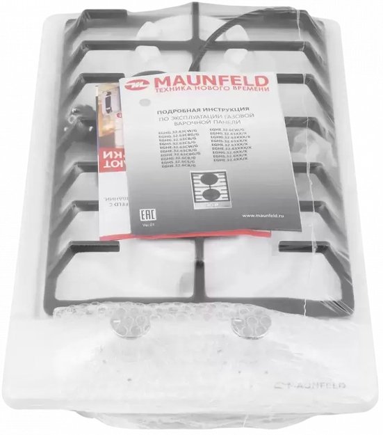 Газовая варочная панель MAUNFELD EGHE.32.6CW/G (фото 20) Газовая варочная панель MAUNFELD EGHE.32.6CW/G (preview 20)