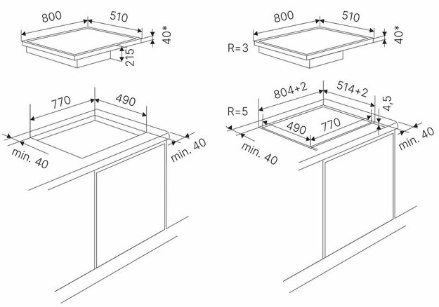 Варочная панель с вытяжкой Kuppersbusch KMI 8590.0 SR Stainless Steel (preview 8)