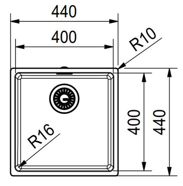 Мойка Franke FEX 210-40 сталь (фото 3) Мойка Franke FEX 210-40 сталь (preview 3)