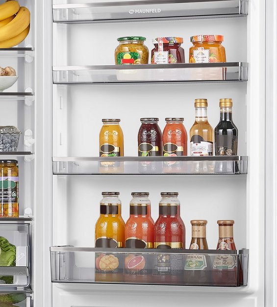 Встраиваемый холодильник Maunfeld MBF19369NFWGR Lux Inverter (preview 5)