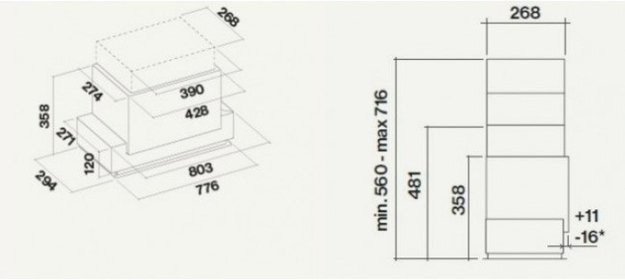 Встраиваемая вытяжка FALMEC E.ION GRUPPO INCASSO 70 (450) (preview 2)