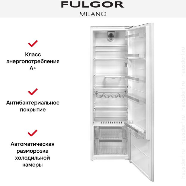 Встраиваемый холодильник Fulgor Milano FBRD 350 E (preview 2)