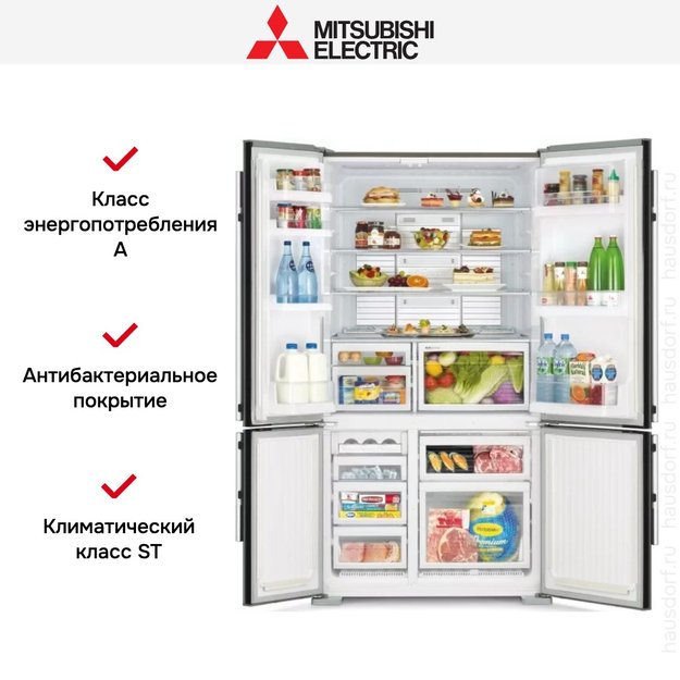 Холодильник Mitsubishi Electric MR-LR78G-PWH-R (фото 3) Холодильник Mitsubishi Electric MR-LR78G-PWH-R (preview 3)