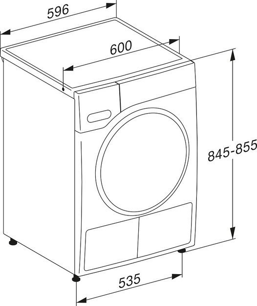 Сушильная машина Miele TWD640WP White Edition (фото 6) Сушильная машина Miele TWD640WP White Edition (preview 6)