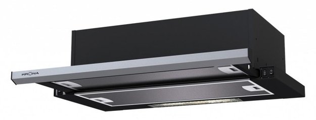 Встраиваемая вытяжка KRONA Kamilla slim 600 black/inox (1 мотор) (preview 8)