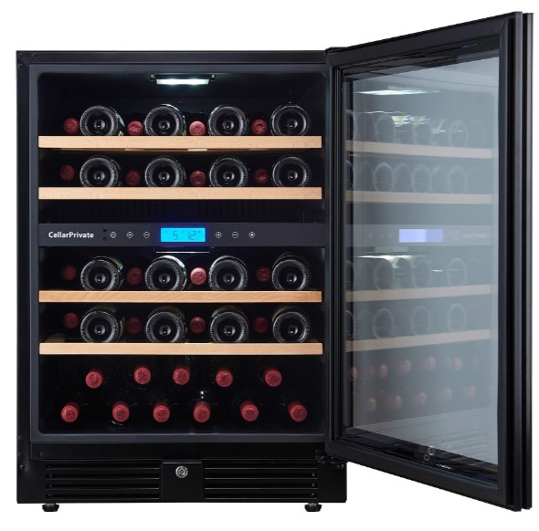 Встраиваемый под столешницу винный шкаф CellarPrivate CP043-2TBH (preview 6)