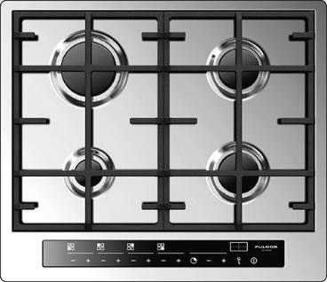 Варочная панель Fulgor Milano CPH 604 G TC X (preview 1)
