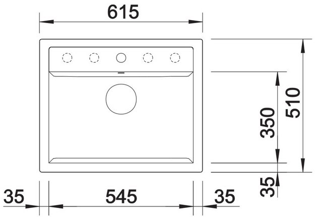 Мойка BLANCO DALAGO 6 Silgranit черный, клапан-автомат (фото 3) Мойка BLANCO DALAGO 6 Silgranit черный, клапан-автомат (preview 3)