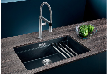 Мойка Blanco Etagon 700-U SILGRANIT® PuraDur® алюметаллик клапан-автомат InFino 525169 (preview 2)