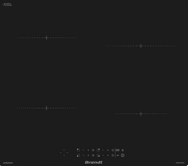 Индукционная варочная панель Brandt BPI3641PB (preview 1)