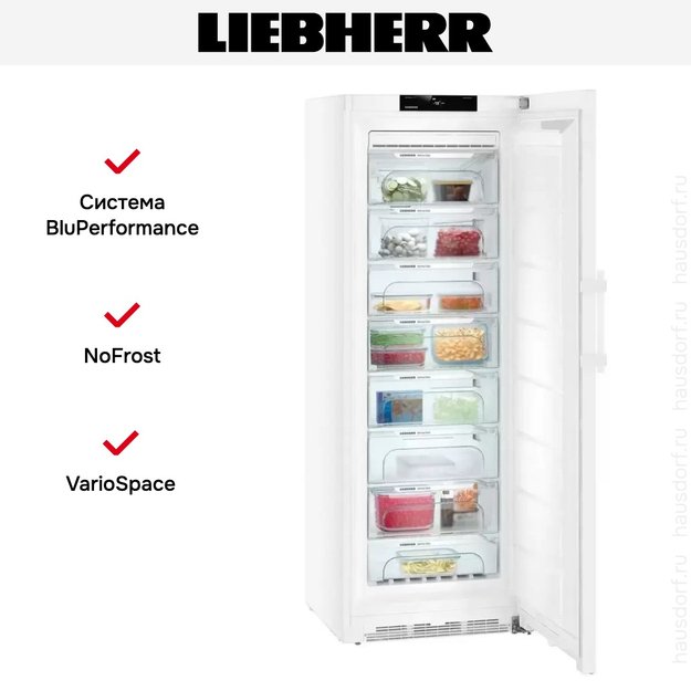 Морозильник Liebherr GN 5235 Comfort NoFrost (фото 12) Морозильник Liebherr GN 5235 Comfort NoFrost (preview 12)