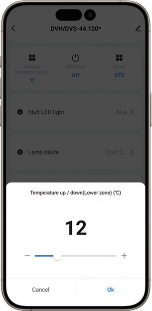 Встраиваемый винный шкаф Dunavox DVS-44.120DMB (фото 10) Встраиваемый винный шкаф Dunavox DVS-44.120DMB (preview 10)