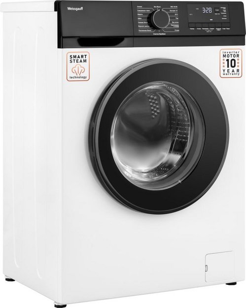 Стиральная машина Weissgauff WM 45127 DC Inverter Steam (preview 3)