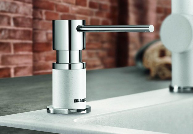 Дозатор для жидкого мыла Blanco Lato Silgranit вулкан серый 526954 (preview 2)