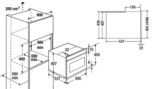 Встраиваемая микроволновая печь Kuppersbusch CM 6330.0 S8 Hot Chili (preview 2)