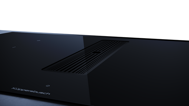 Индукционная варочная панель с вытяжкой Kuppersbusch KMI 9350.0 SR Black Chrome (preview 5)