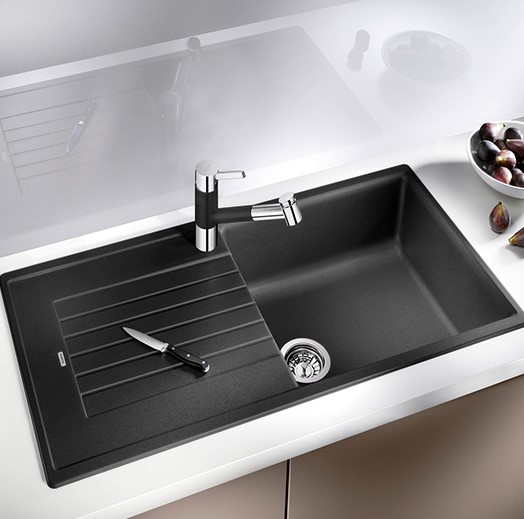Мойка BLANCO ZIA XL 6 S Silgranit черный (preview 2)