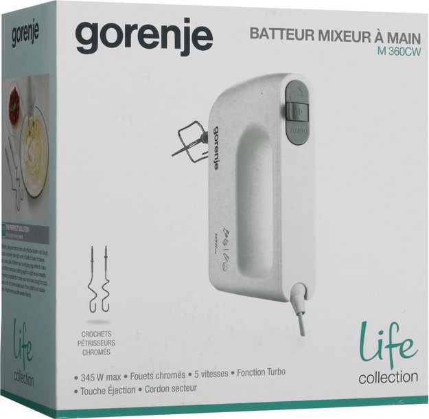 Миксер Gorenje M360CW (фото 11) Миксер Gorenje M360CW (preview 11)