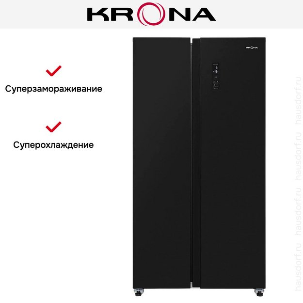 Холодильник KRONA EISKALT 9159 SBS TNF DARK INOX (preview 18)